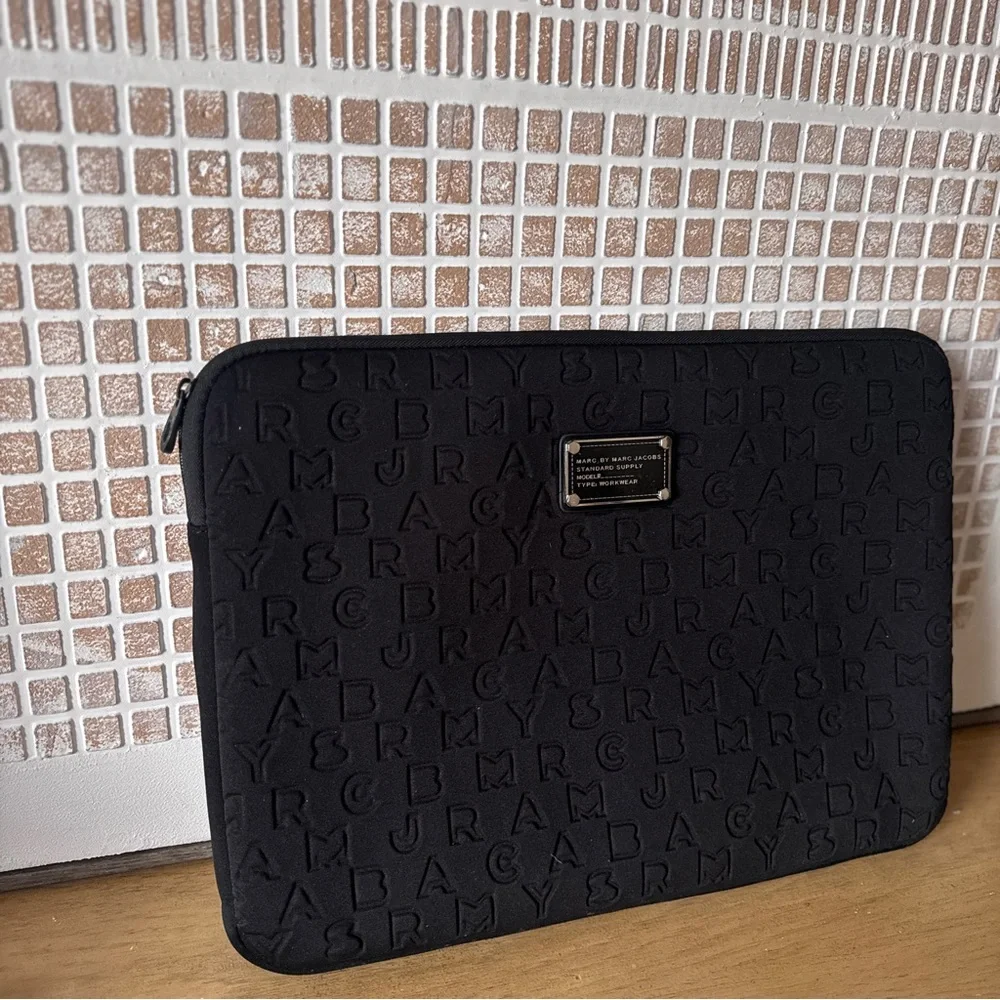 Marc Jacobs Black Laptop Sleeve